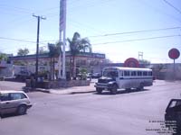 A state-controlled Pemex gas station in Nuevo Laredo, Tam., Mexico