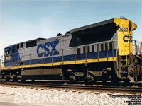 CSXT 7629 - C40-8W
